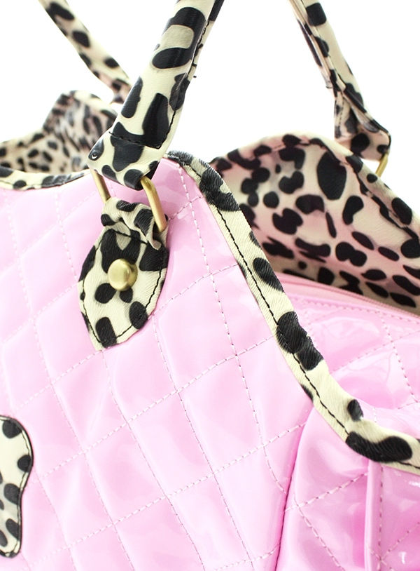 Thumbnail: Patent Pink Pet Carrier 	Patent Pink Pet Carrier 	Patent Pink Pet Carrier Paten