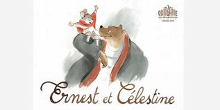 Film review and drawing from Erin about the movie ''Ernest et Célestine" .