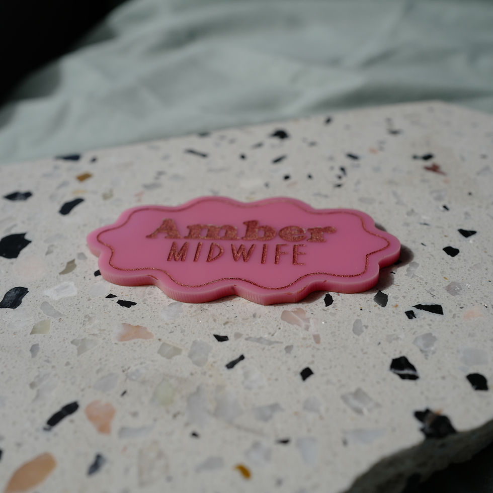 Thumbnail: Pastel Wavy Name Badges