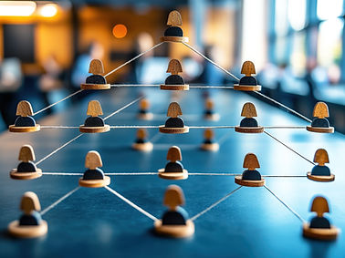 人と人がつながっている