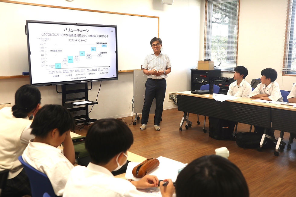 松本秀峰中等教育学校でアントレプレナーシップ研修を開催しました!