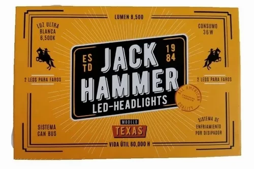 Juego De Luces Led Jack Hammer Un Paso 9006