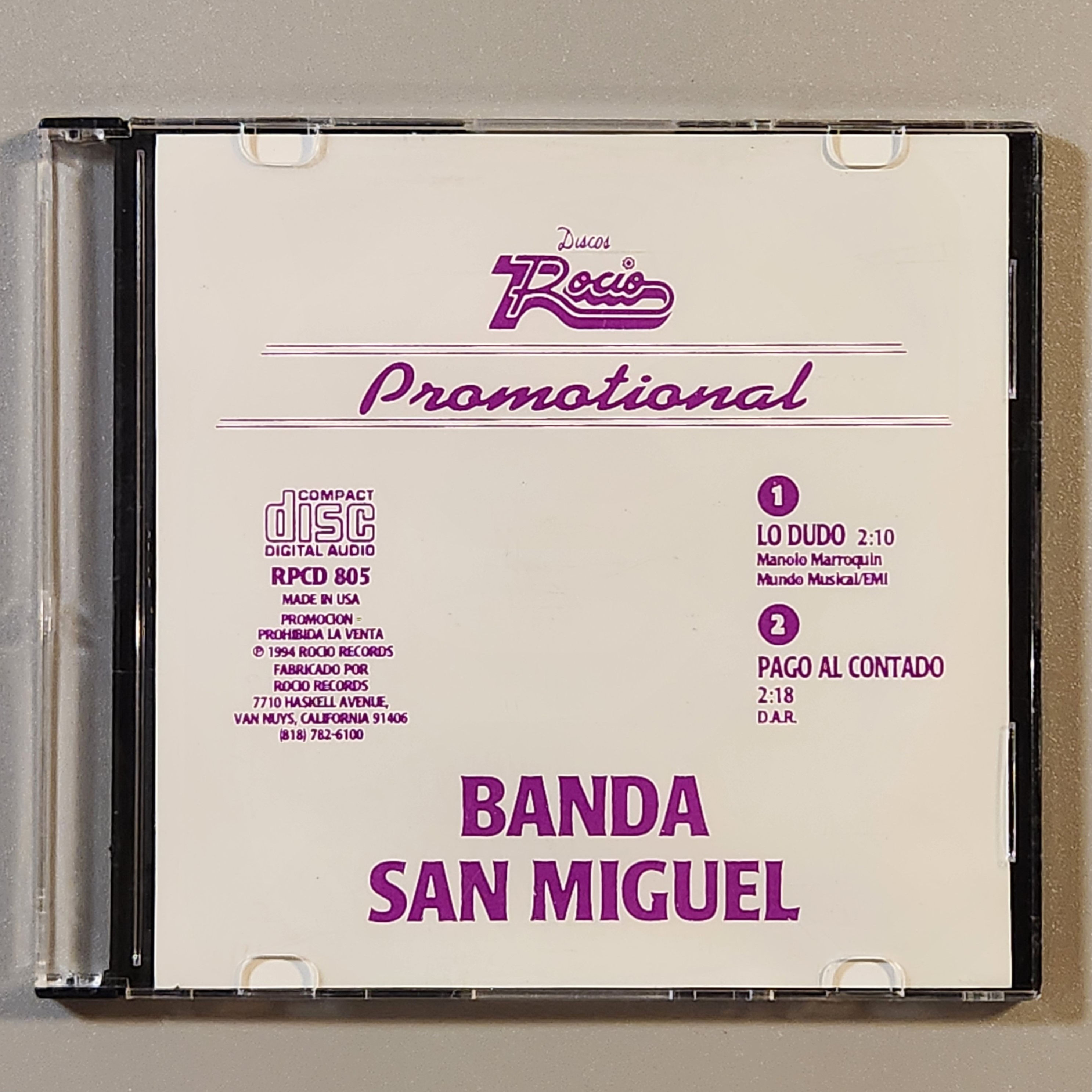 Banda San Miguel - LO DUDO / PAGO AL CONTADO