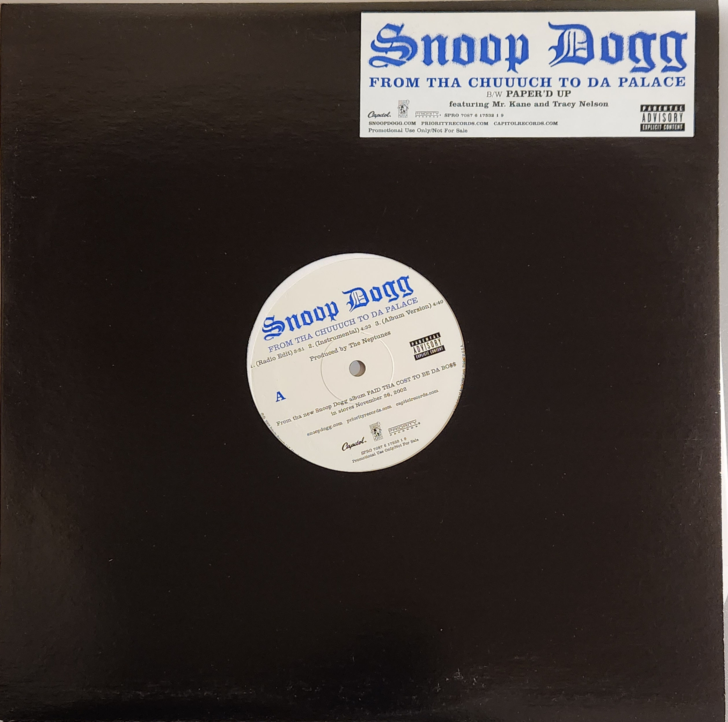 Snoop Dogg - FROM THA CHUUUCH TO DA PALACE