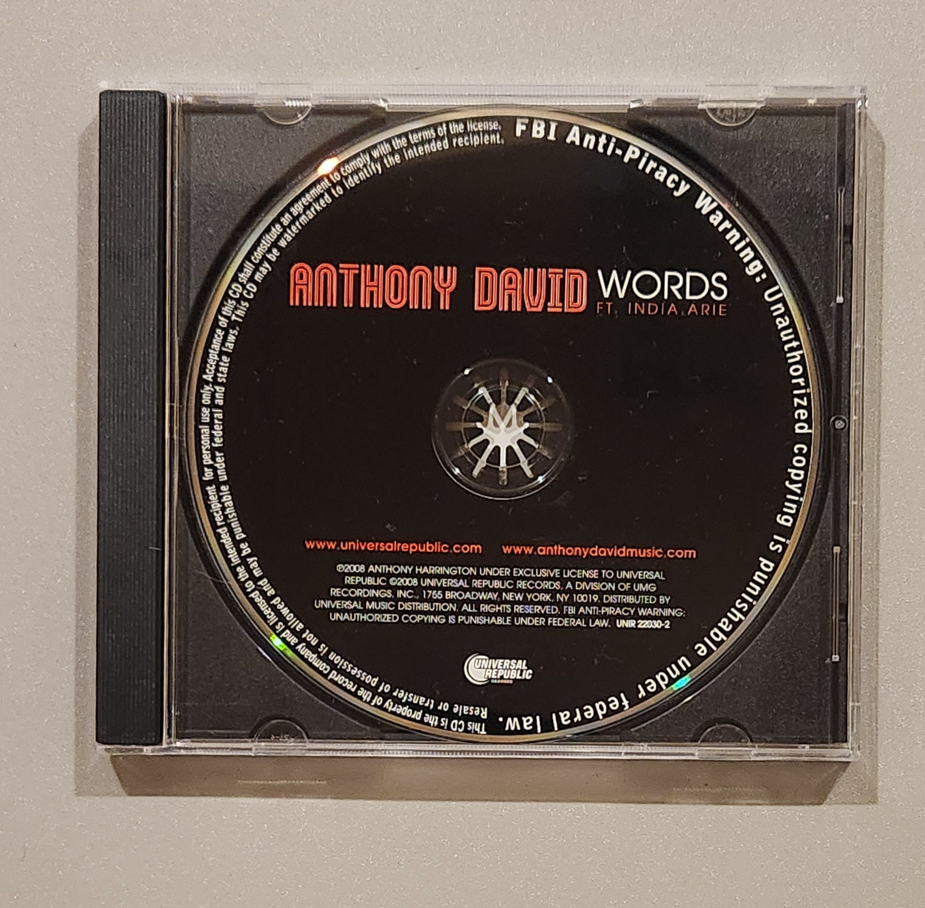 Anthony David - WORDS