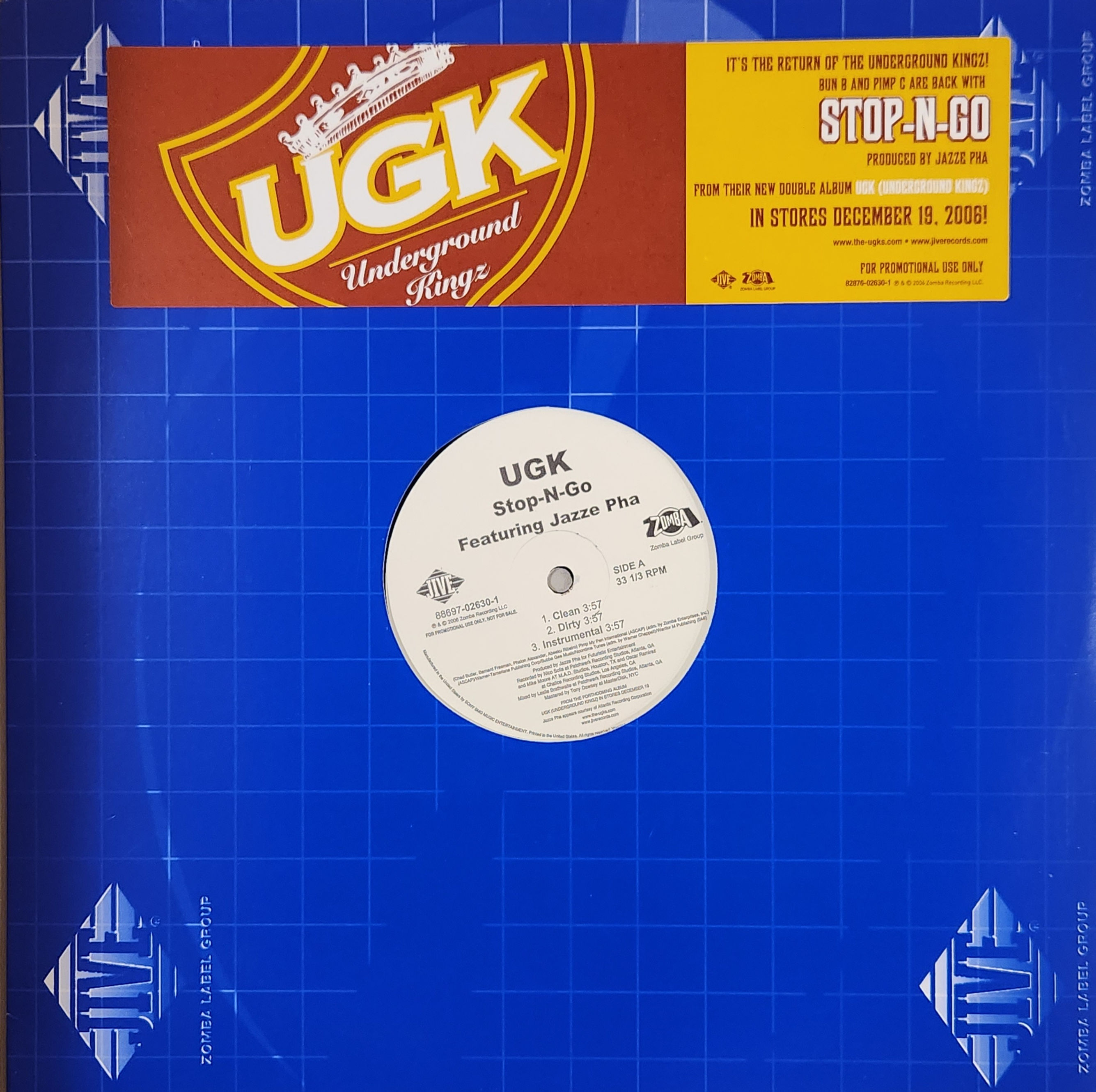 UGK - STOP-N-GO / THE GAME BELONGS TO ME