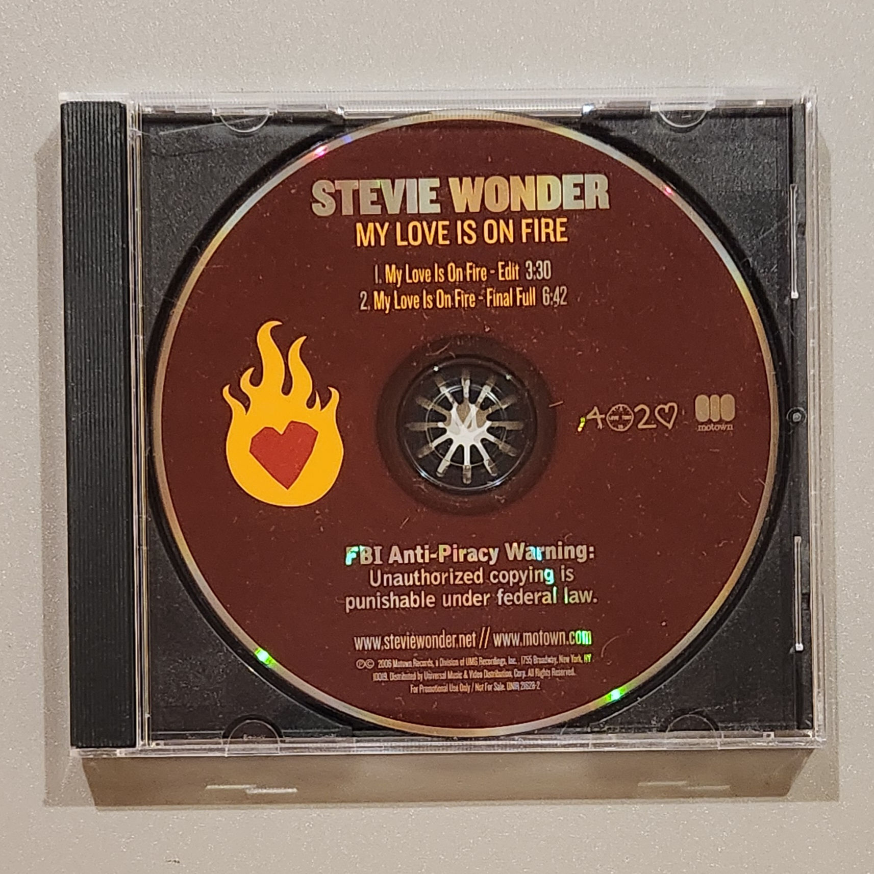 Stevie Wonder - MY LOVE IS ON FIRE