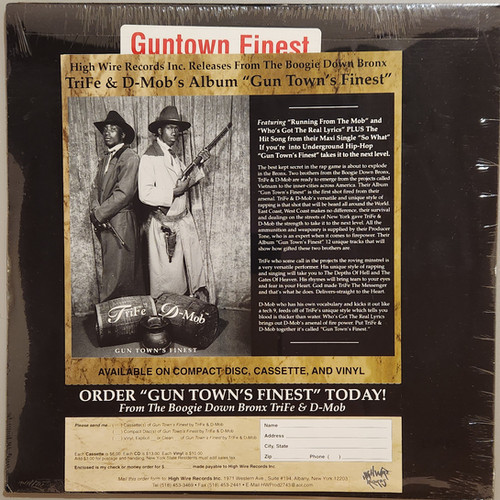 Trife & D-Mob ‎– Gun Town's Finest Trife & D-Mob - GUN TOWN'S FINEST | Mr Records USA