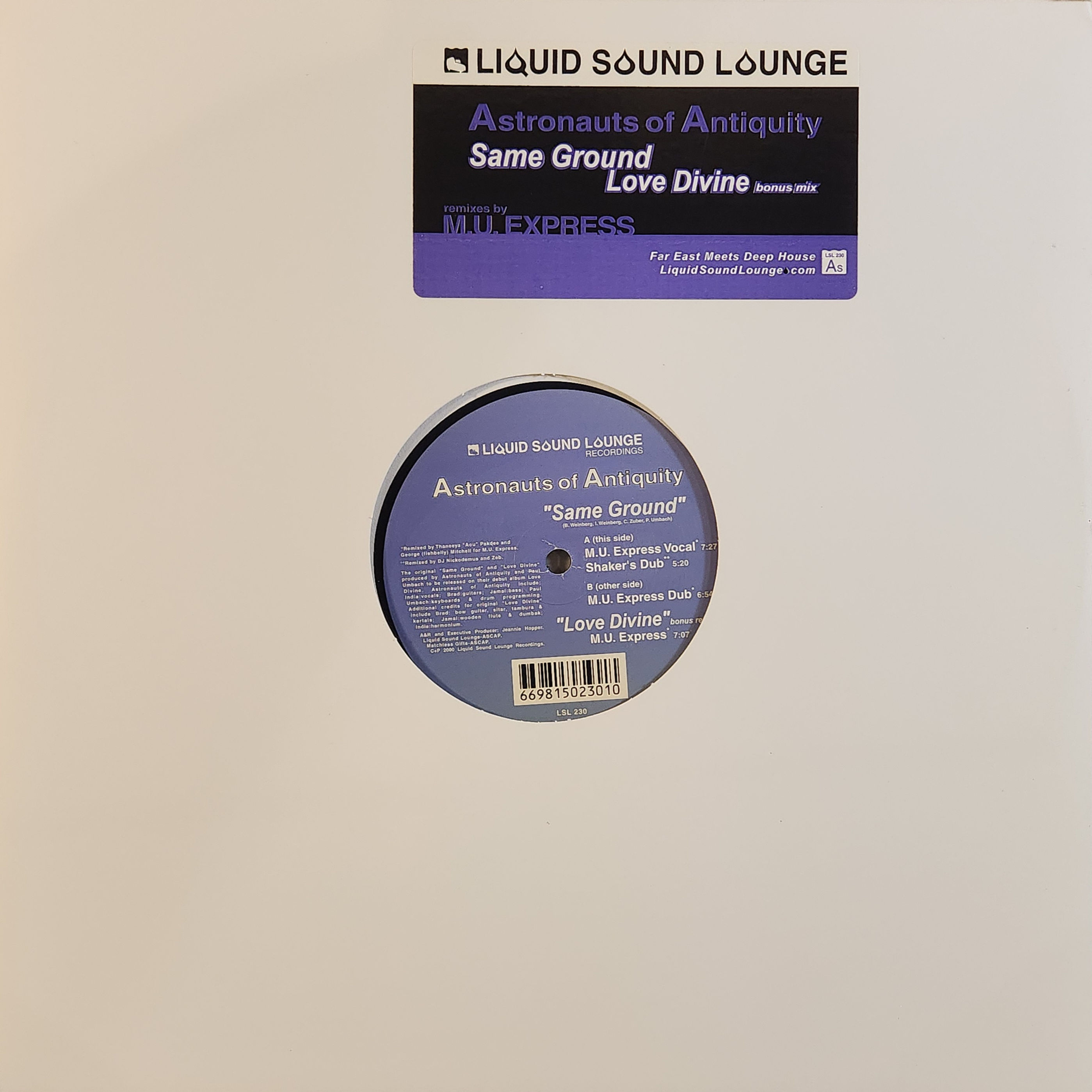 Astronauts Of Antiquity - SAME GROUND