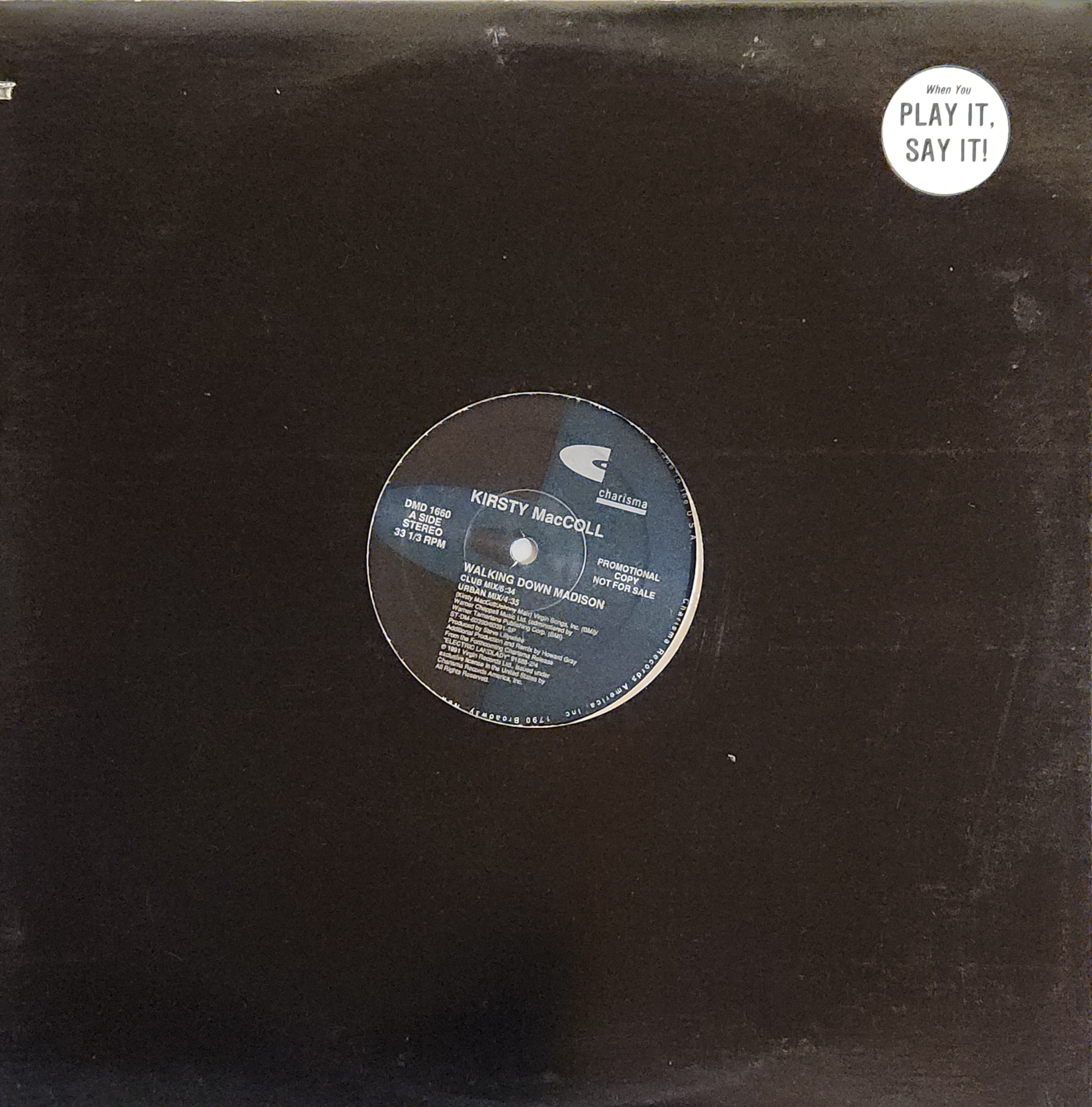 Kristy MacColl - WALKING DOWN MADISON