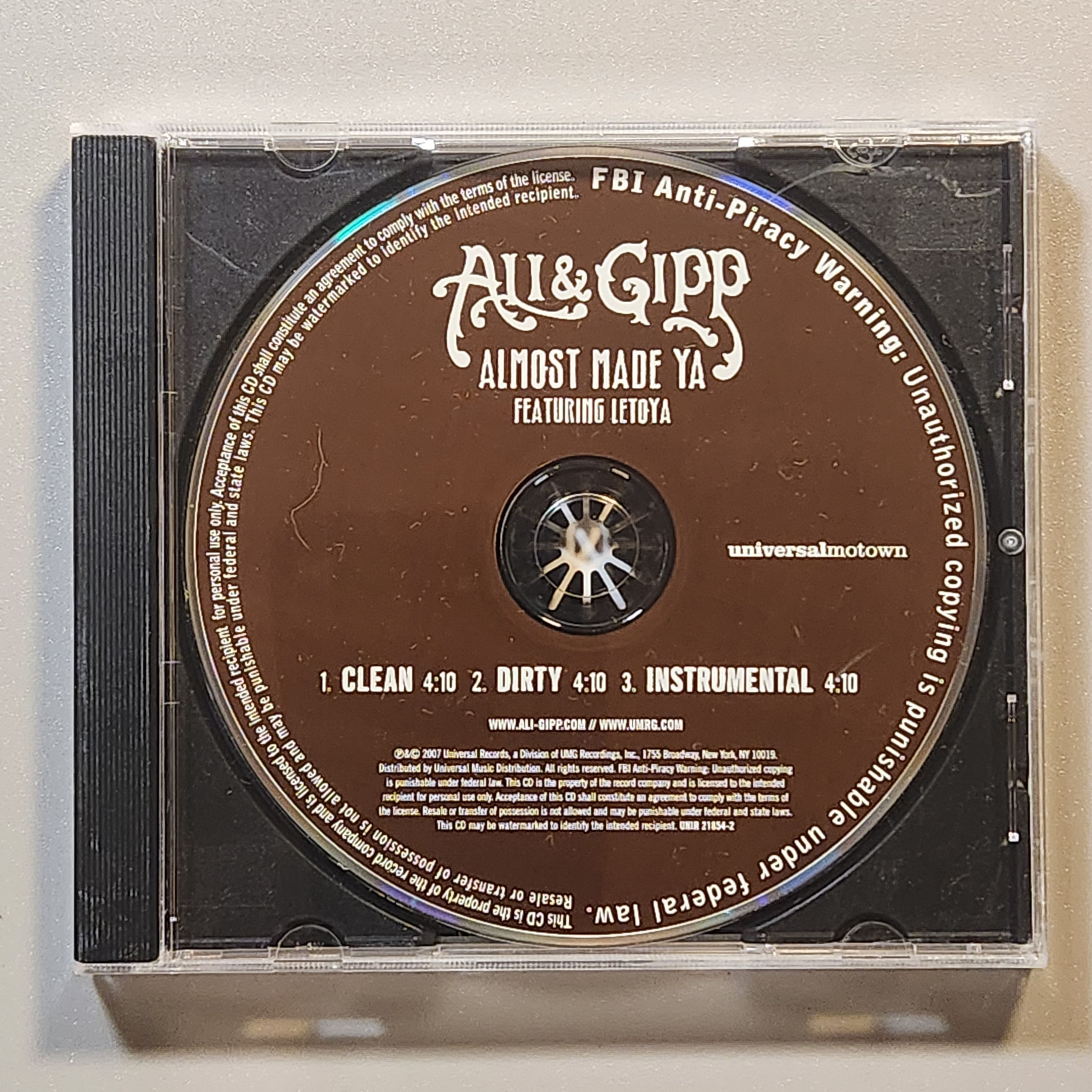 Ali & Gipp - ALMOST MADE YA