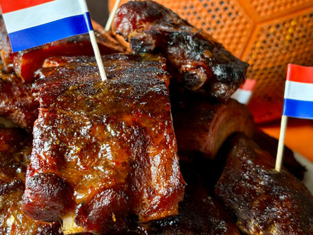 ORANGE GLAZED SPARERIBS A.K.A. WK RIBBETJES