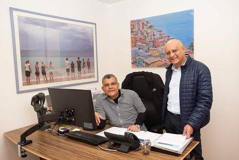 איציק עם יורם סימון