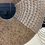 Thumbnail: Luxe kralen donut “Sumba” op voet beige (verkrijgbaar in 3 afmetingen)