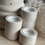 Thumbnail: Mooisa travertine waxinelicht houder creme/beige