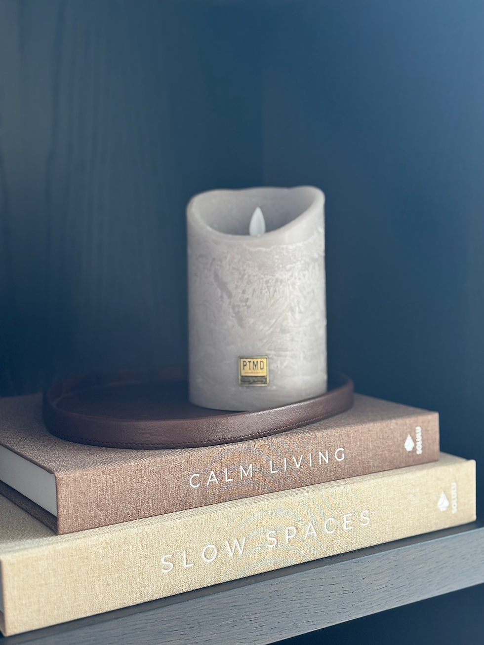 Thumbnail: PTMD led licht kaars beweegbare vlam beige L