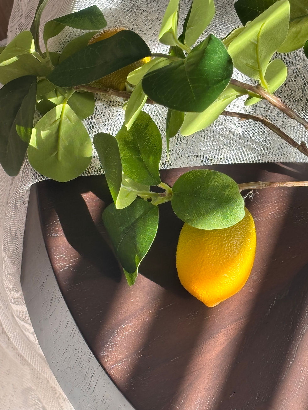 Thumbnail: Kunsttak citroen (70 cm)