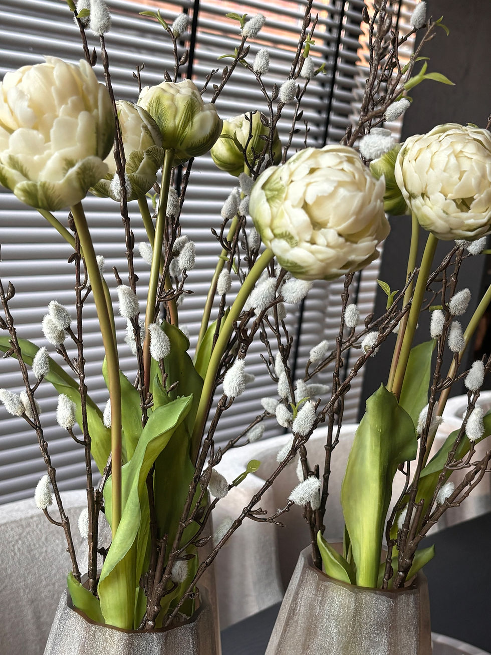 Thumbnail: Kunst Pioen Tulp – Real Touch – 80 cm