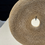 Thumbnail: Luxe kralen donut “Sabi” op voet beige (verkrijgbaar in 3 afmetingen)