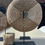 Thumbnail: Luxe kralen donut “Sumba” op voet beige (verkrijgbaar in 3 afmetingen)