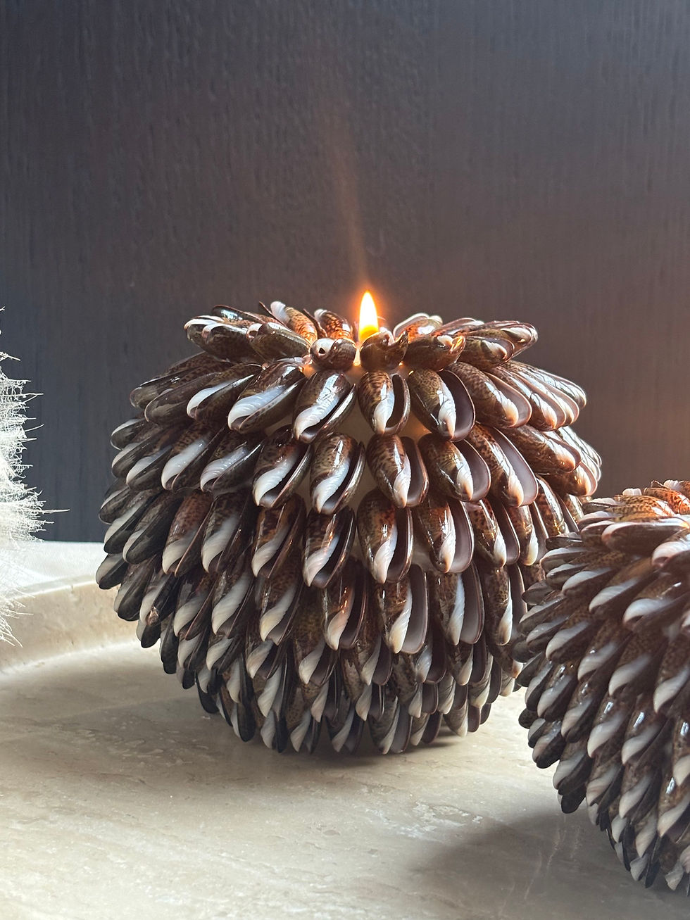 Thumbnail: Luxe waxinelichthouder “Mocca Glow” (beschikbaar in 3 afmetingen)