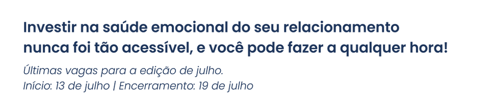 Jornada Prescrições para o Amor