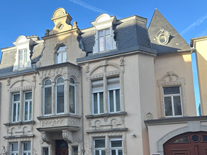 Modern apartment building in Luxembourg city