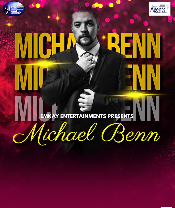 Hire Michael Benn | Emkay Entertainments Agency | Get A Quote Now