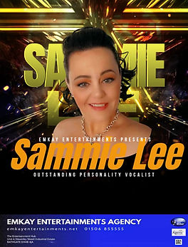 Hire Sammie Lee | Vocal Entertainer | Emkay Entertainments Agency | Get A Quote Now