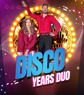 Hire Disco Years Duo | Tribute | Kerry Burley | Emkay Entertainments Agency | Get A Quote Now