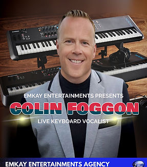 Hire Colin Foggon | Keyboard & Vocal Entertainer | Emkay Entertainments Agency | Get A Quote Now