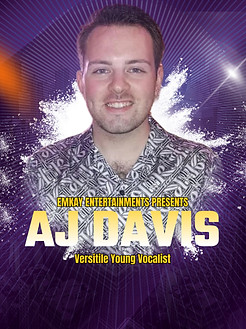 Hire A J Davis | Vocal Entertainer | Emkay Entertainments Agency | Get A Quote Now
