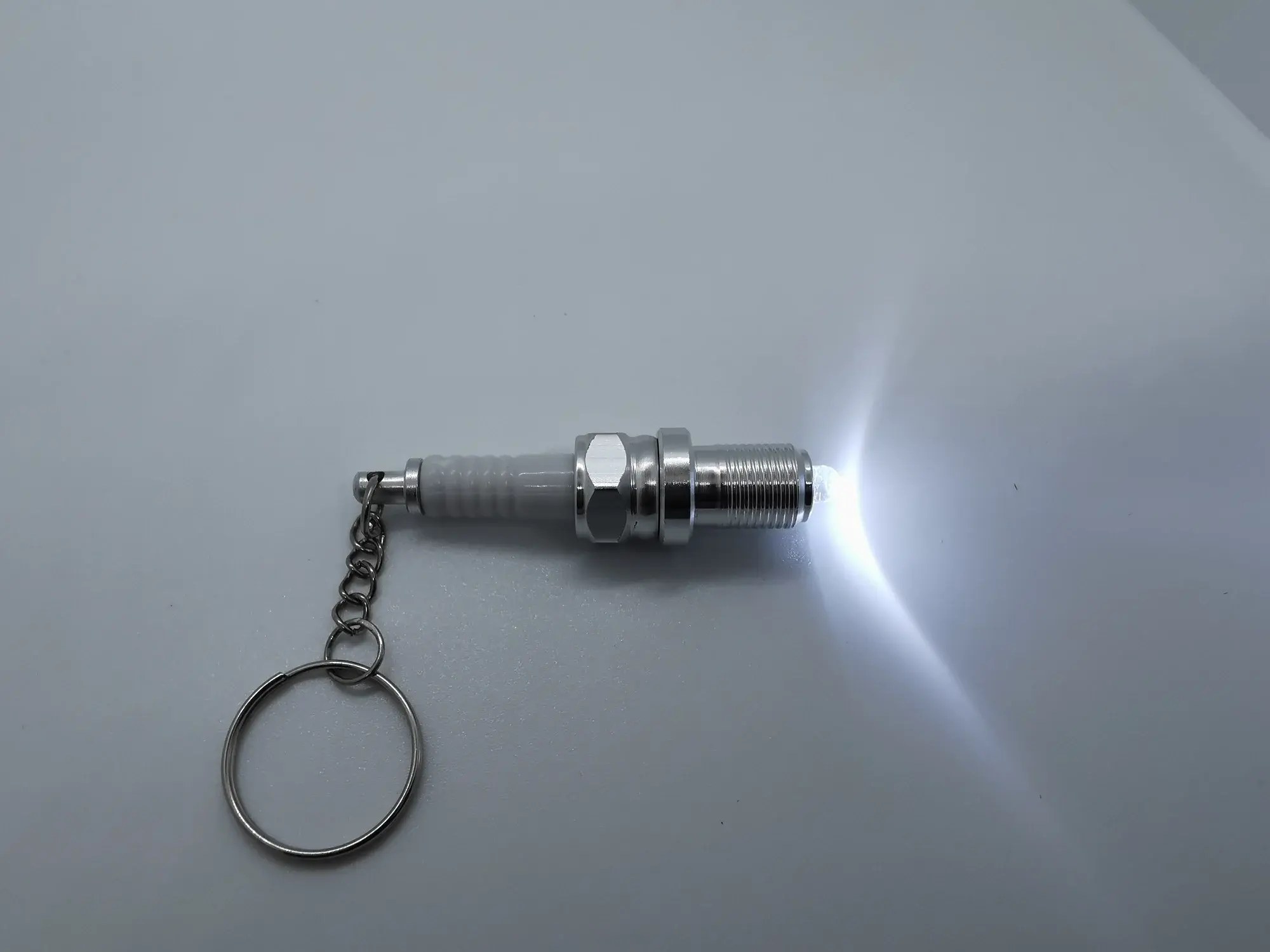 SPARK PLUG TORCH KEY RING