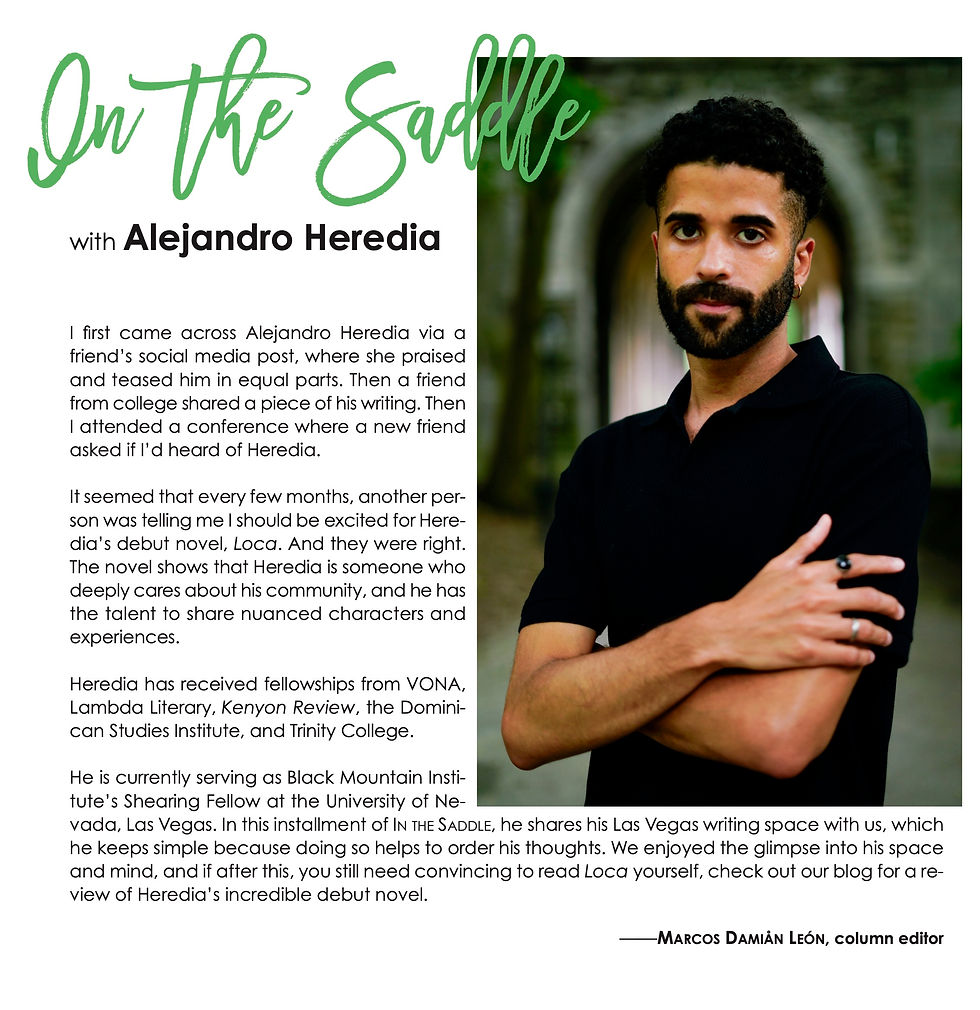 Read the IHLR book review of Heredia's debut novel, Loca.