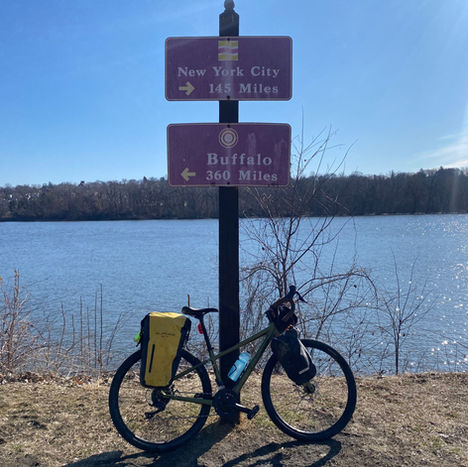 Part 1 of Cycling the Erie Canal in Spring