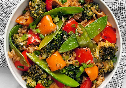 Grilled Tofu and Vegetable Stir-Fry
