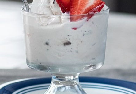 Protien Powder Strawberry Ice Cream