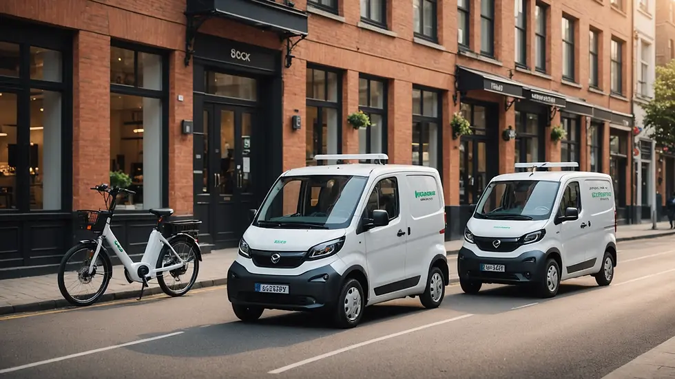 Electric delivery vehicles