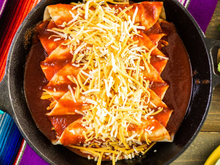 Butternut Squash & Kale Enchiladas
