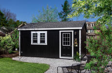 man cave, man cave shed, custom shed, 10x16, elite a-fram shed, fully insulated shed