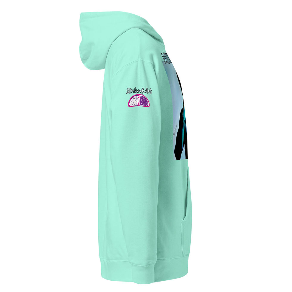 Thumbnail: Damn... Anxiety - Unisex midweight hoodie