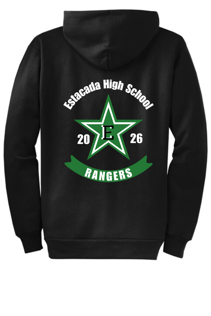 Thumbnail: Port & Co™ Core Fleece Full-Zip Hooded Sweatshirt