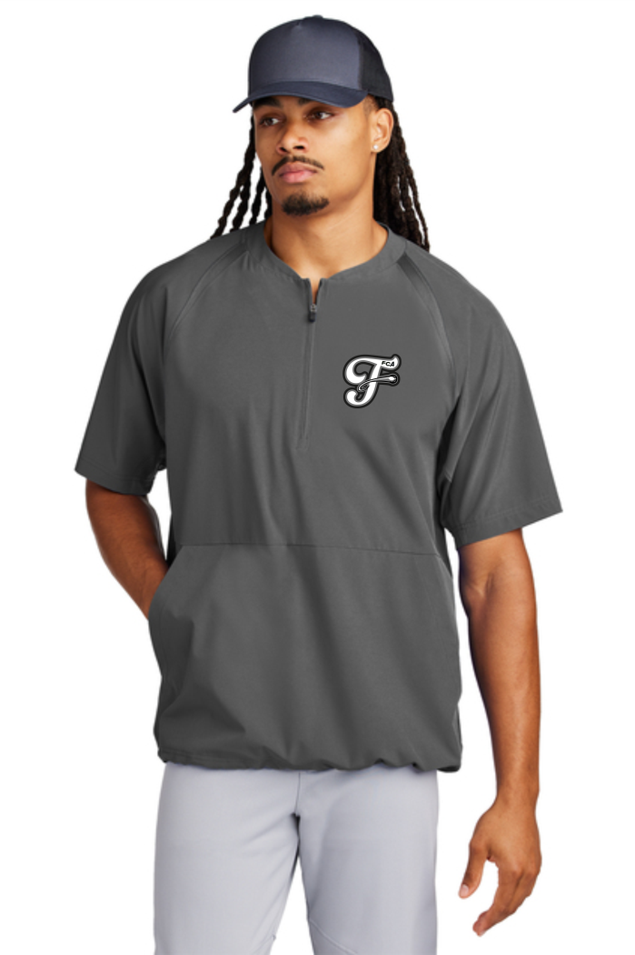 Thumbnail: Sport-Tek® Repeat 1/2-Zip Short Sleeve Jacket