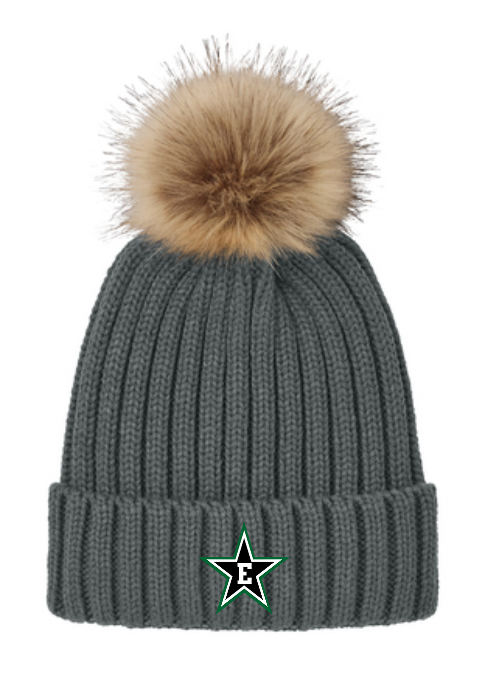 Thumbnail: Port Authority® Faux Fur Pom Beanie