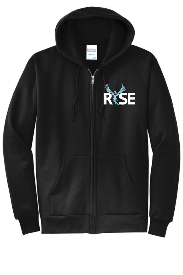 Thumbnail: Port & Co™ Essential Fleece Full-Zip Hooded Sweatshirt