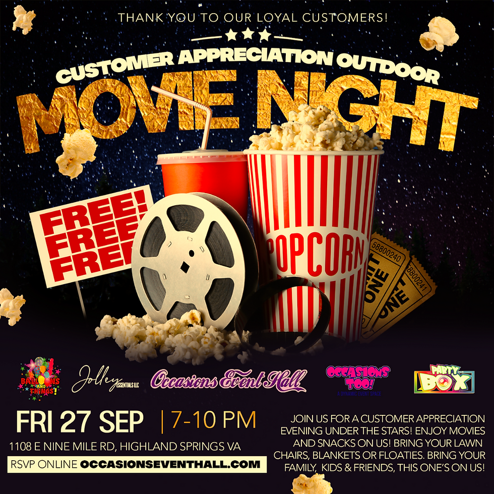 Customer Appreciation: Outdoor Movie Night