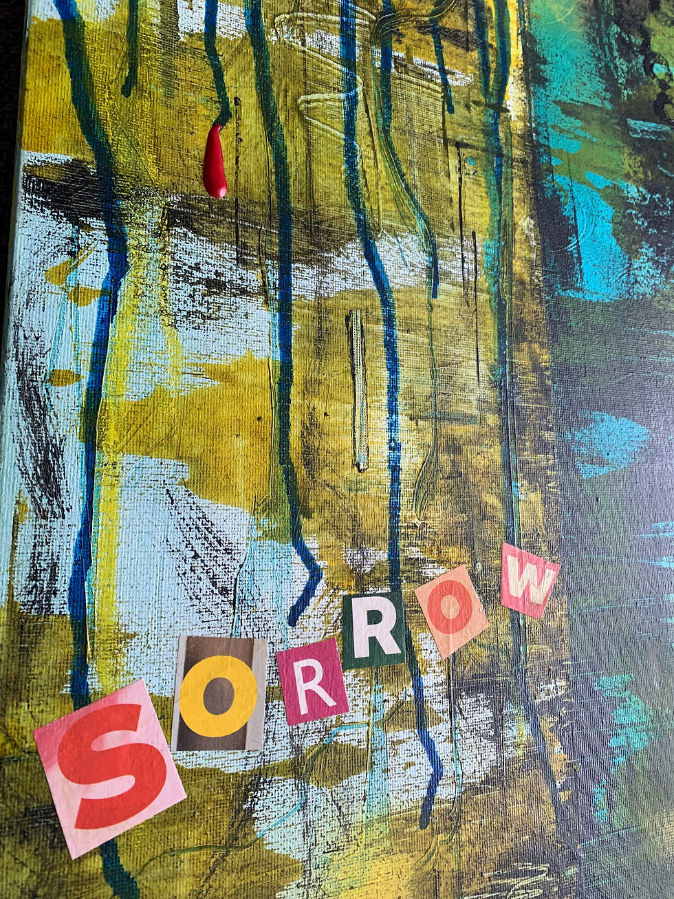 Thumbnail: music inspired artwork on canvas