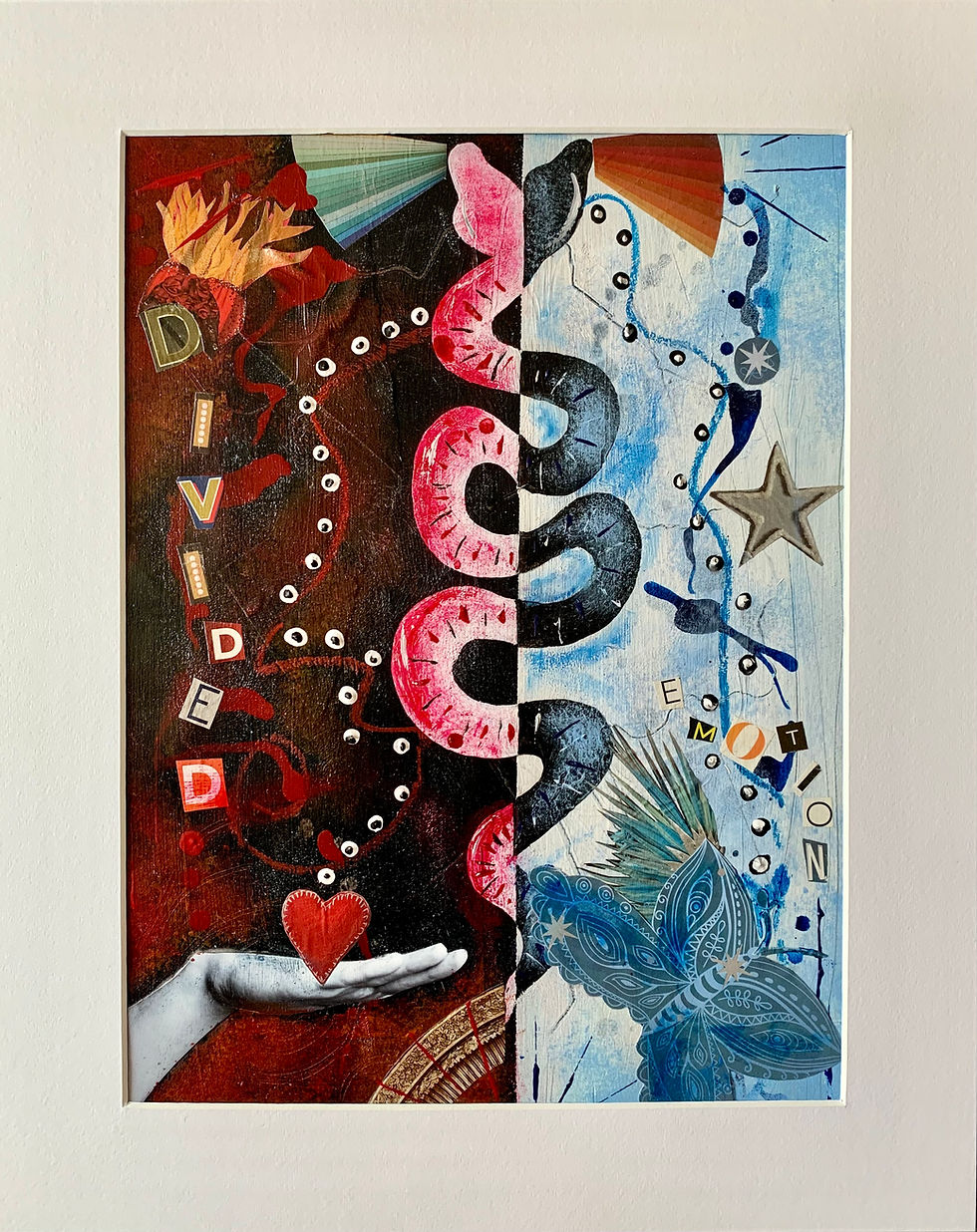 Original music inspired artwork , Soft Cell inspired collage
