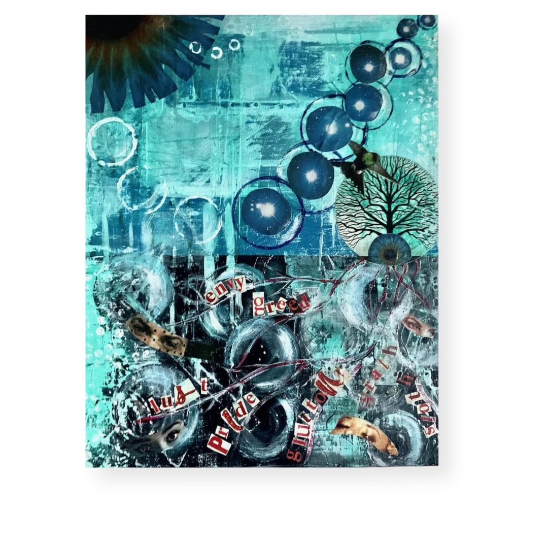 Bubbles, music inspired artwork inspired by the song by Biffy Clyro