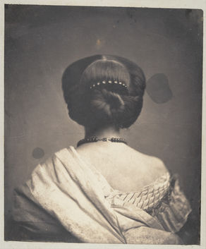 'Woman Seen from the Back' by Onésipe Aguado de las Marismas, ca. 1862